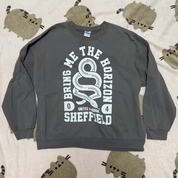 bmth 셰필드 스웻셔츠