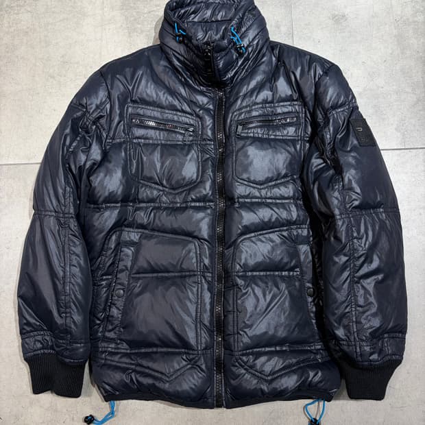 Diesel 디젤 로고 나일론 다운 패딩