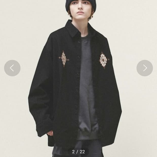 일본브랜드 Libere 치마요 오버 셔츠 S(실측사이즈 참고)