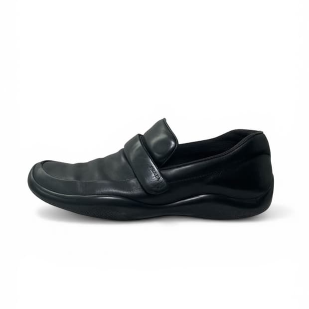 prada sport, velcro strap loafers