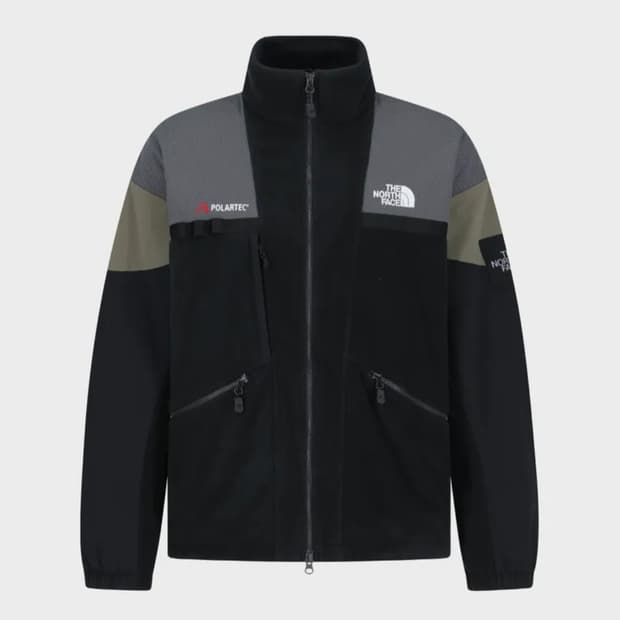노스페이스 화이트라벨 라인엑스 폴라텍 플리스자켓