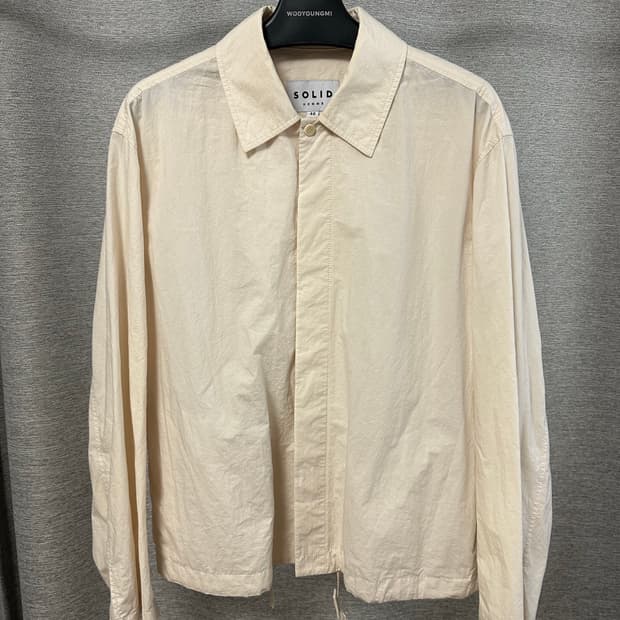 솔리드옴므 우븐 셔츠 자켓 (46)