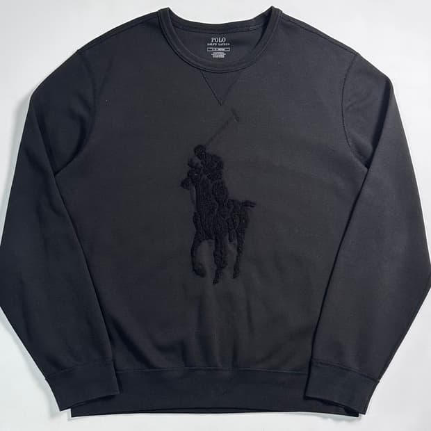 폴로 랄프로렌 빅포니 블랙 맨투맨