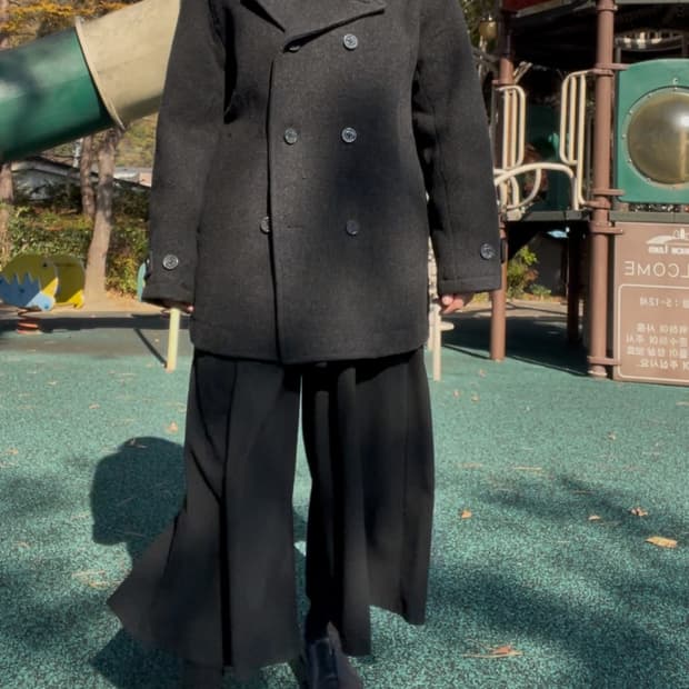 Pin-tuck Skirtfit Wide slack