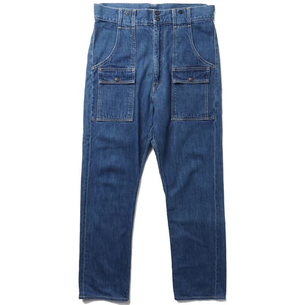 캐피탈 KAPITAL Denim Bush Pants