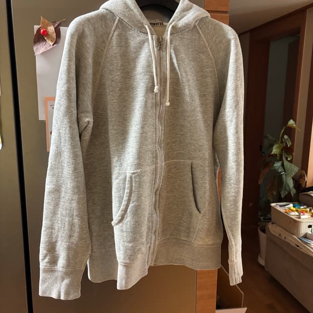 오라리 그레이 후드집업 4사이즈