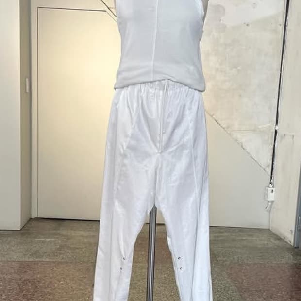 꾸레쥬 폴리에스터 팬츠