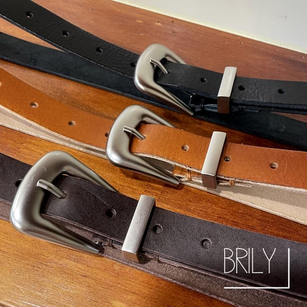 [Unisex] ROSA 이태리 베지터블 가죽 클래식 웨스턴 벨트