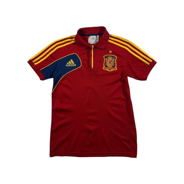 [adidas] 아디다스 2012 스페인 국가대표 폴로 저지 반팔티셔츠