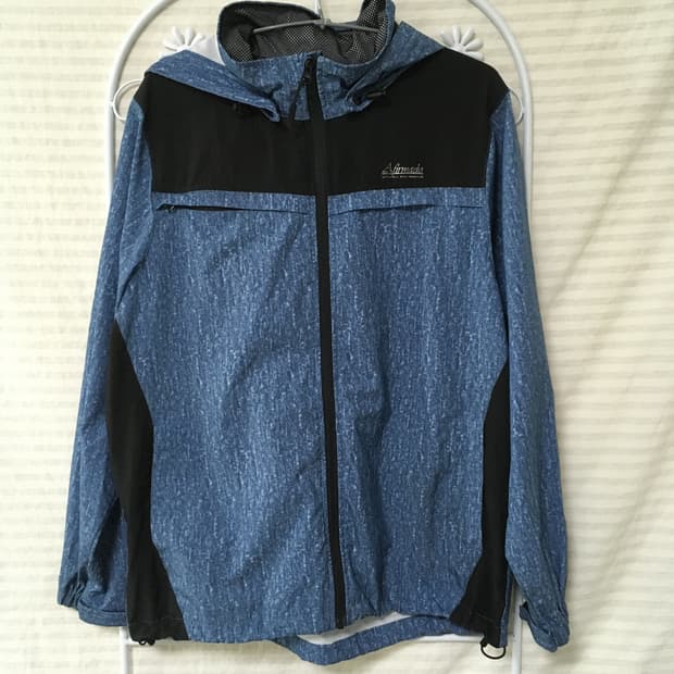 빈티지 블루 윈터 바람막이 y2k 스트릿 갸루 펑키 일본빈티지635 