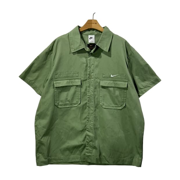 [NIKE] 나이키 투포켓 밀리터리 반팔 셔츠