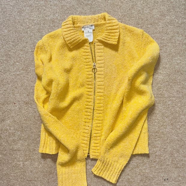 Agnes B. wool blend zip-up