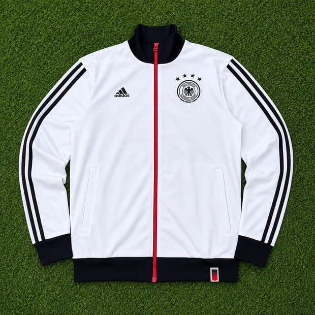 아디다스 독일 국가대표 DFB 화이트 트랙탑 져지