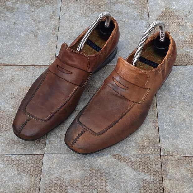 (260)폴스미스 빈티지 브라운 페니 로퍼 구두