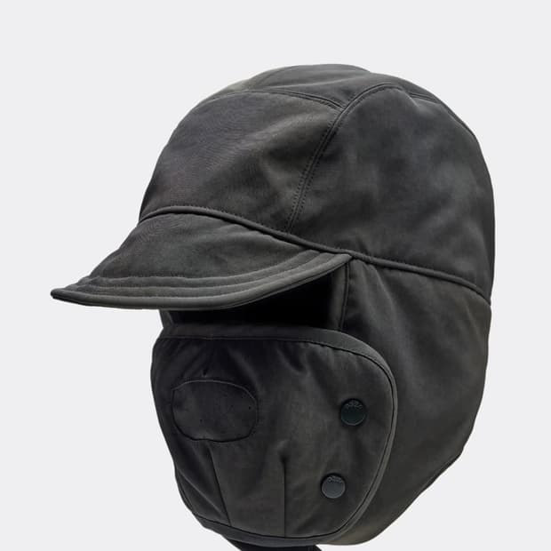 [L-XL] 032c 나일론 트루퍼햇 그레이