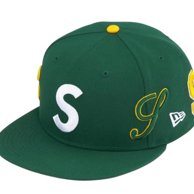 Supreme multi S logo Newera Green 734