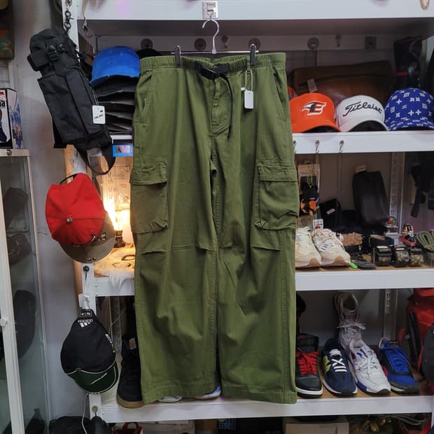 GRAMICCI 그라미치 와이드 카고 팬츠 바지