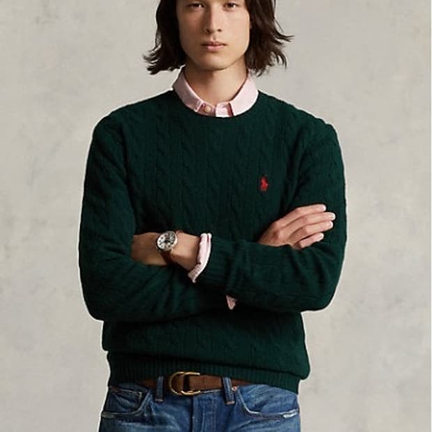 폴로 랄프로렌 포니 울 캐시미어 니트