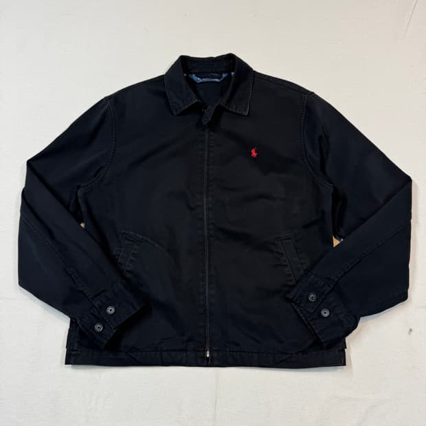 M) 폴로 랄프로렌 베이포트 스윙탑 코튼 자켓 블랙