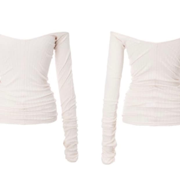 쓰리타임즈 카일리 워머티 KayleeV warmer tee 베이비핑크