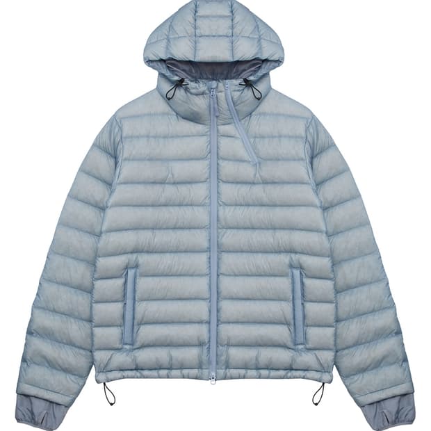 산산기어 Suffix puffer jacket 24fw skyblue
