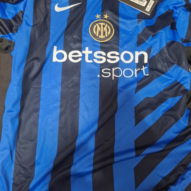 인테르 축구유니품 반팔 블록코어