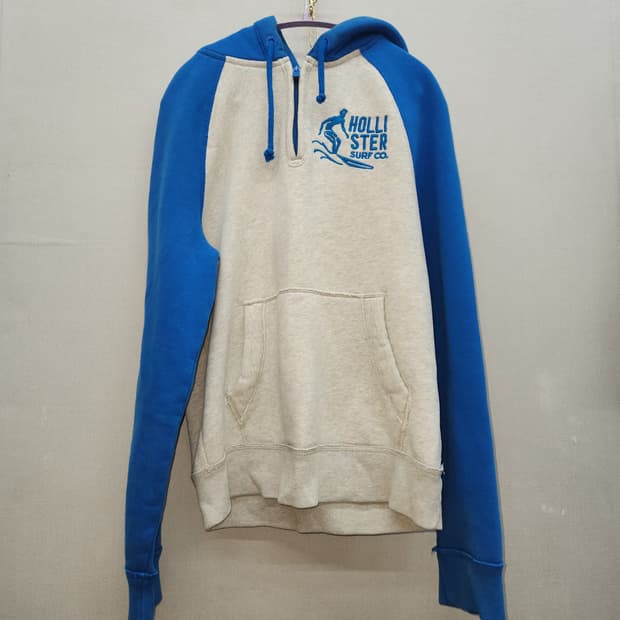 홀리스터 서핑로고 자수 후드집업 S(L)