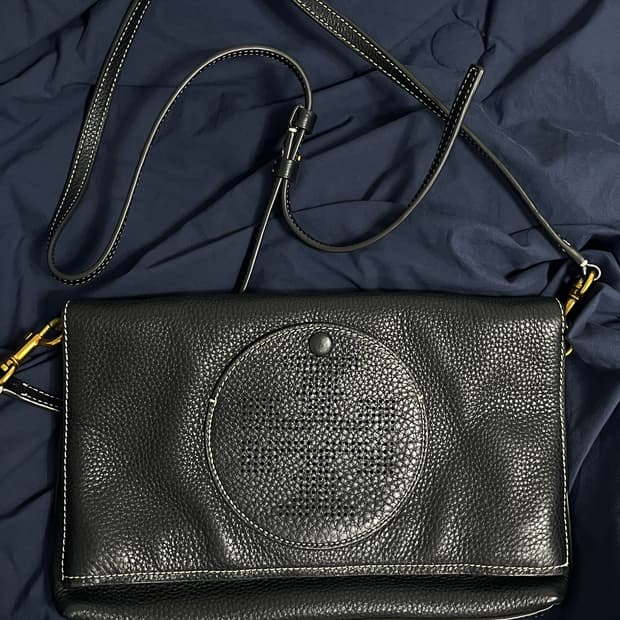 Tory burch 토리버치 숄더백 블랙 레더