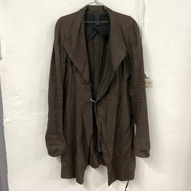 요한 세르파티 와이프로젝트 2012 SS 드레이프 린넨 코트