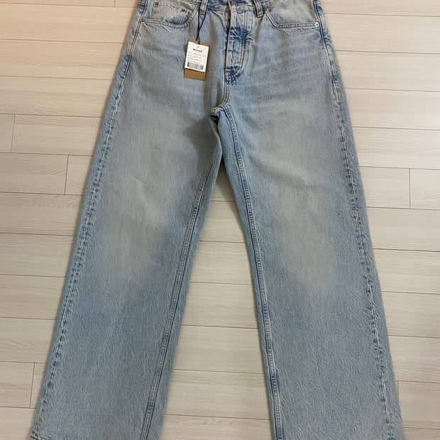 HOPE 와이드 연청 데님 팬츠 32 새상품