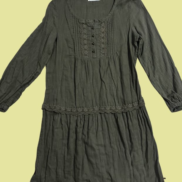 빈티지 earth music & ecology 레이스 롱 원피스