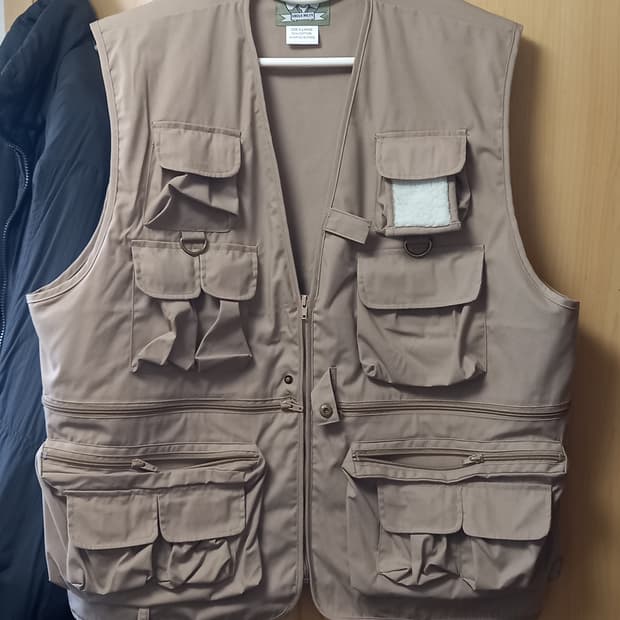 로스코 밀리터리 베스트 조끼 카키 XL