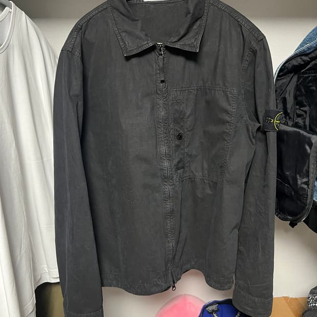 스톤아일랜드 올드이펙트 오버셔츠 자켓  25ss L