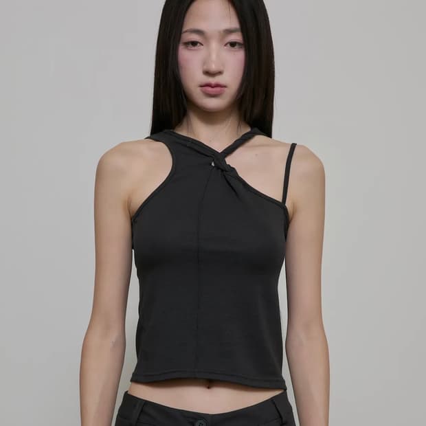 플레어업 슬리브리스 블랙