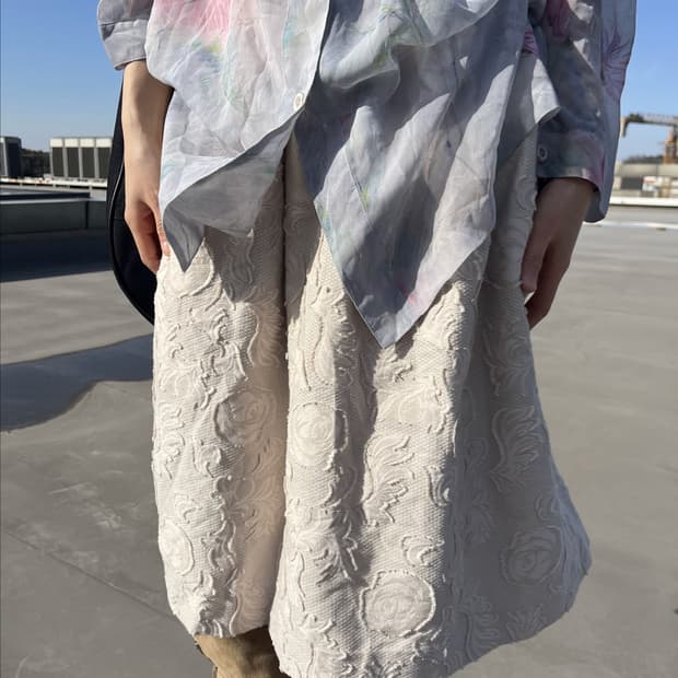 Jacquard Flare Skirt 자카드 플레어 스커트