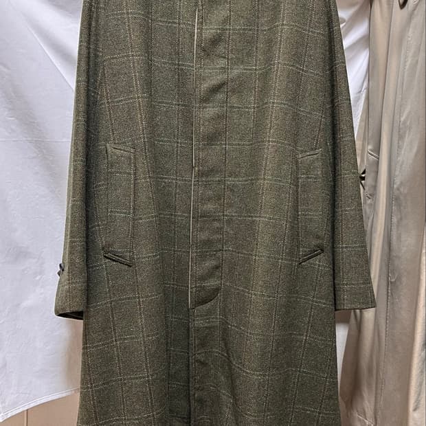 A.Presse 22AW 트위드 발마칸 코트