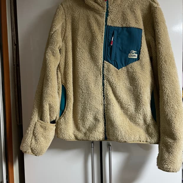 첨스 본딩 플리스 집업 자켓 남녀공용