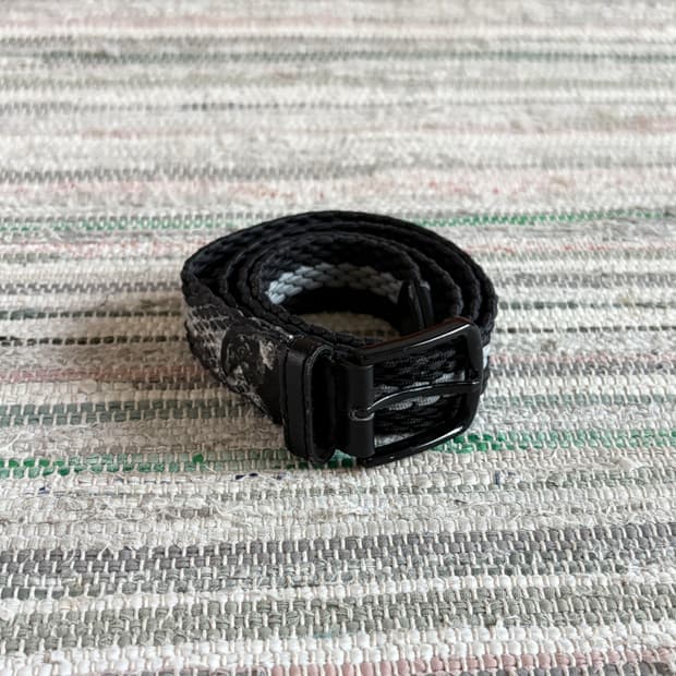 Two-Tone Braided Elastic Belt