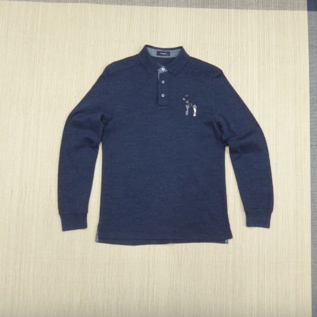 (100) HAZZYS 헤지스 남성용 카라 긴팔 티셔츠