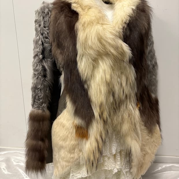 양가죽 여우털 무스탕