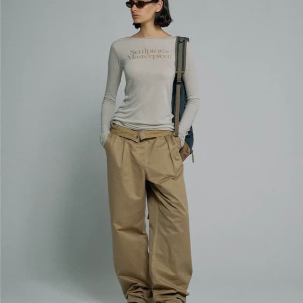 [스컬프터] 폴딩밴드 팬츠, M