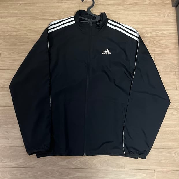 아디다스 3스트라이프 트랙탑 져지 (Black/White)