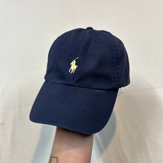 폴로 랄프로렌 네이비 볼캡 모자 신형 큐알탭
