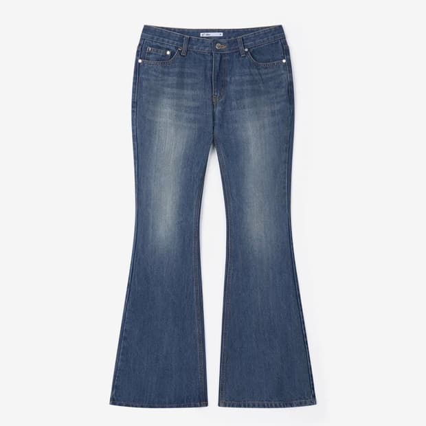 일리오 Blue Cathy Backpocket bootscut denim