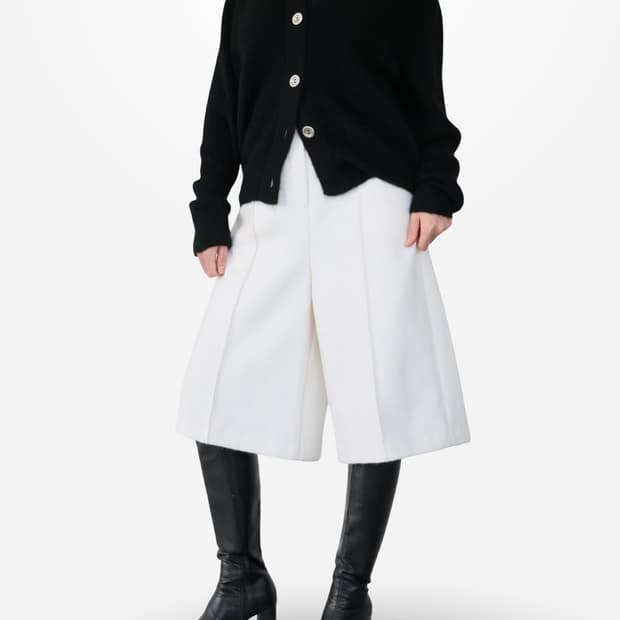 Yves Saint Laurent Black Mohair Cardigan