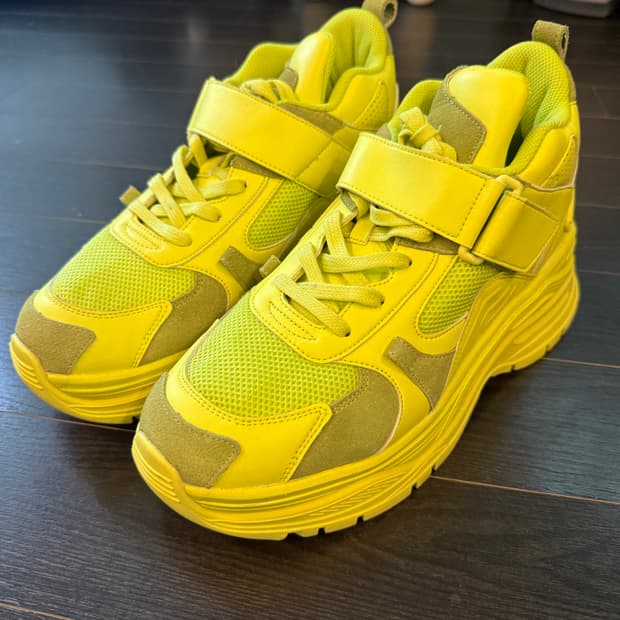 준지 청키 스트랩 스니커즈