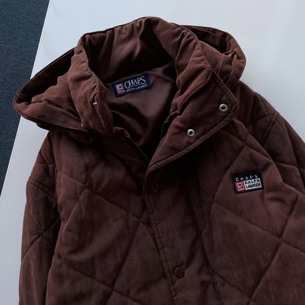 Hooded quilting padded jacket