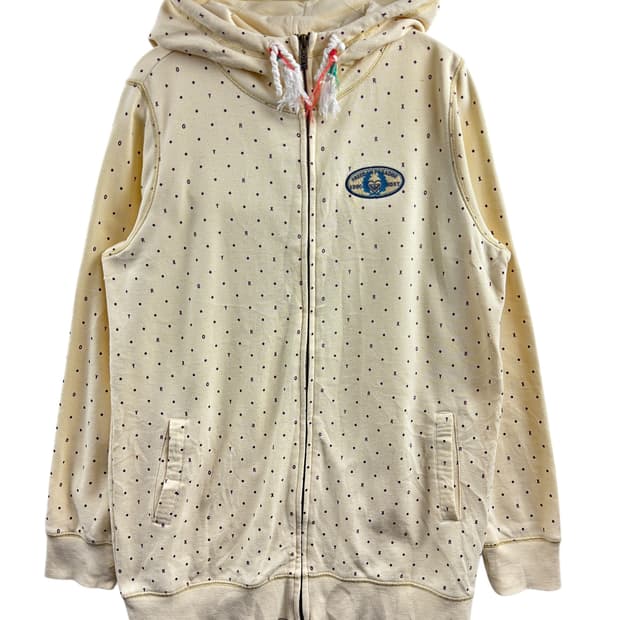 JPN ROXY 도트 후드집업1197