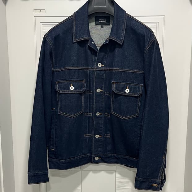 무탠다드 릴렉스드 트러커 데님자켓2 [딥 인디고]