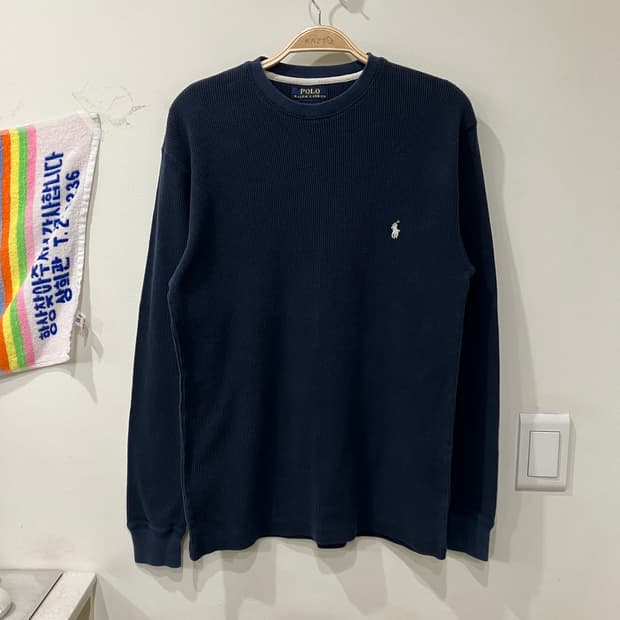 347 폴로 와플 롱슬리브